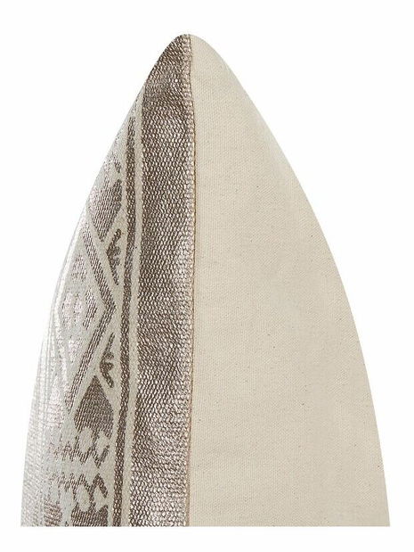 Ozdobný polštář 50 x 50 cm Ouda (růžovozlatá)