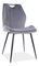 Jídelní židle Althea (šedá + černá)