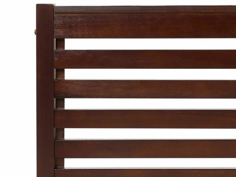 Manželská postel 160 cm CAROC (hnědá)