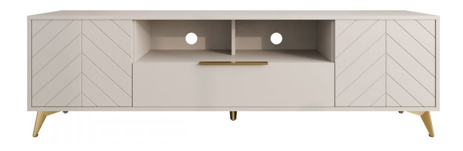 TV skříňka/stolek Semprum 2D1SZ (písková béžová)