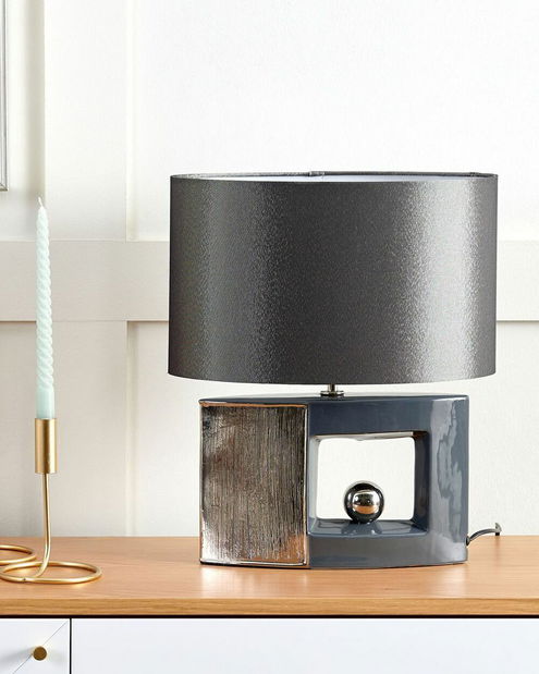 Stolní lampa Ducero (šedá)