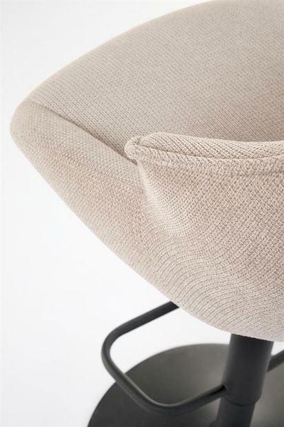 Barová židle Halmark (černá + béžová)