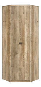 Rohová šatní skříň BRW Malcolm SZFN1D