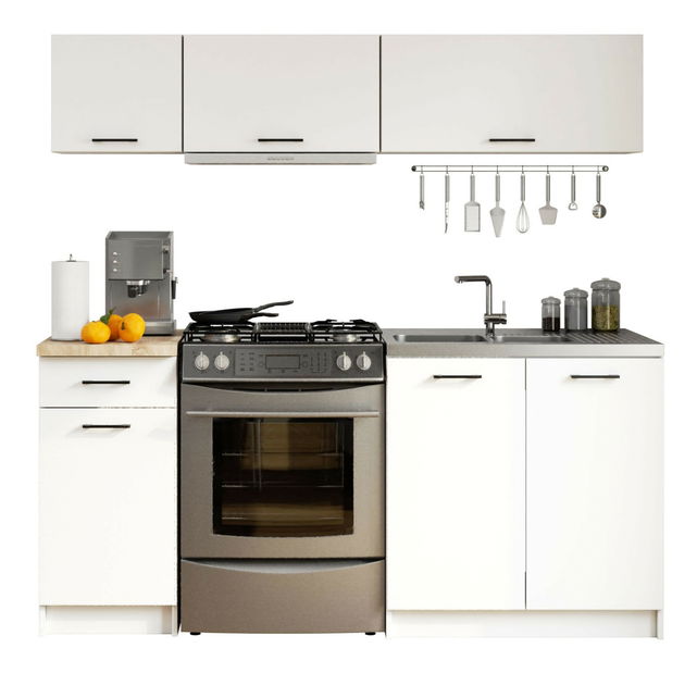 Kuchyňská sestava 180 cm Ozara IV (bílá)