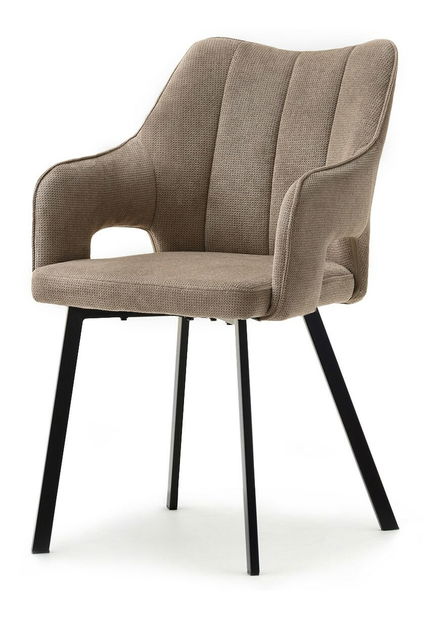 Židle Carl (béžová + černá)