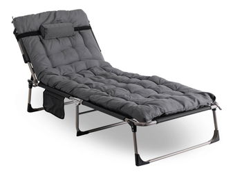 Zahradní lehátko Venden (šedá)