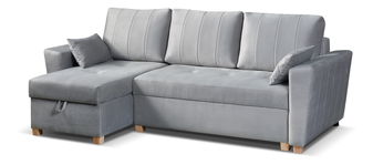 Rohová sedačka Manimi (šedá) (L)