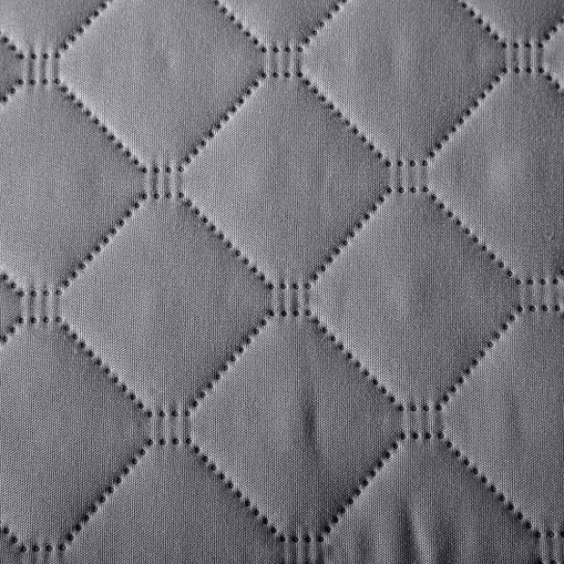 Přehoz na postel 260x230 cm Alex (stříbrná)