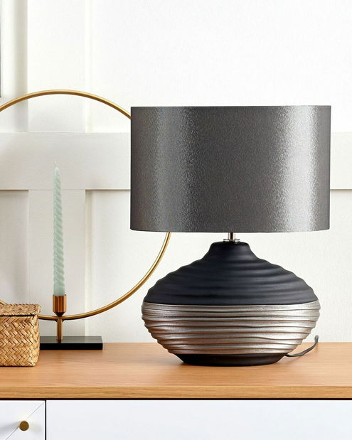 Stolní lampa Lumba (tmavě šedá)