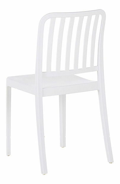 Set 4 ks zahradních židlí Sinnamon (bílá)