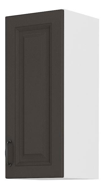 Horní kuchyňská skříňka Sheila 30 G 72 1F (bílá + grafit)