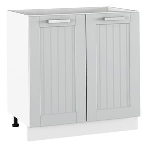 Dolní kuchyňská skříňka Janne Typ 60 (světle šedá + bílá)