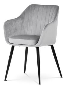 Jídelní židle Prevalecio (stříbrná)