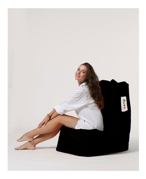 Sedací pytel Dust (černá)