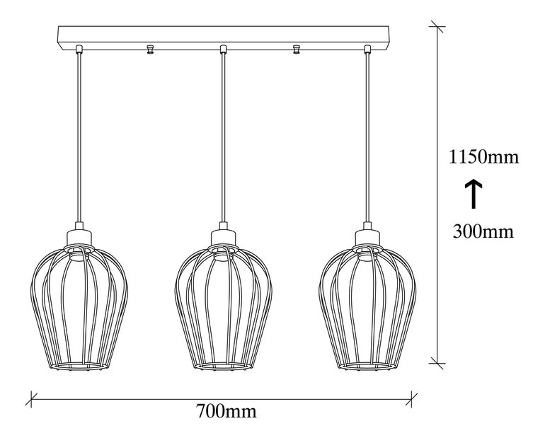 Stropní svítidlo Těly 6701