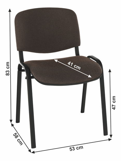 Konferenční židle Isior (hnědá)