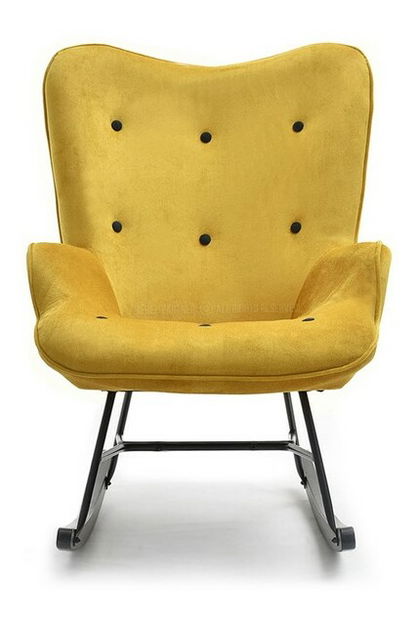 Křeslo Sibyla (žlutá + buk bílý)