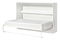 Sklápěcí postel 120 Perfecto II (bílá + bílá + bílá) (horizontální) (bez osvětlení)