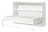 Sklápěcí postel 120 Perfecto II (bílá + bílá + bílá) (horizontální) (bez osvětlení)