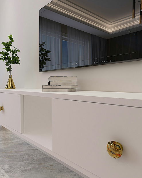 TV stolek/skříňka Zulia 1 (bílá)