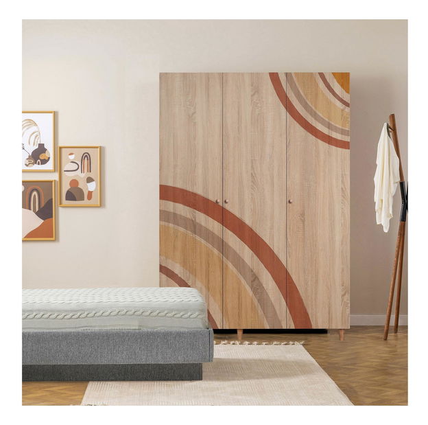 Šatní skříň Leila 978 (dub sonoma)