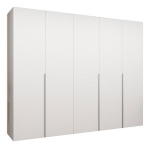 Šatní skříň 250 cm Alice 1 (bílá + kašmír)