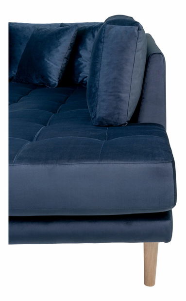 Rohová sedací souprava ve tvaru U (L) Lvaveriaora U (tmavě modrá)