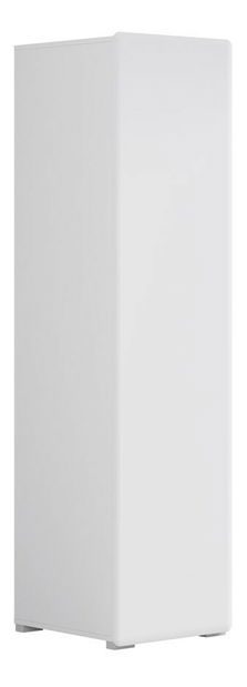 Šatní skříň BRW Possi Light SZF1D/19/5 (bílá + lesk bílý)