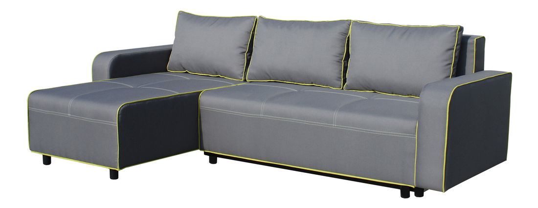 Rohová sedací souprava BRW Black 2 (L)