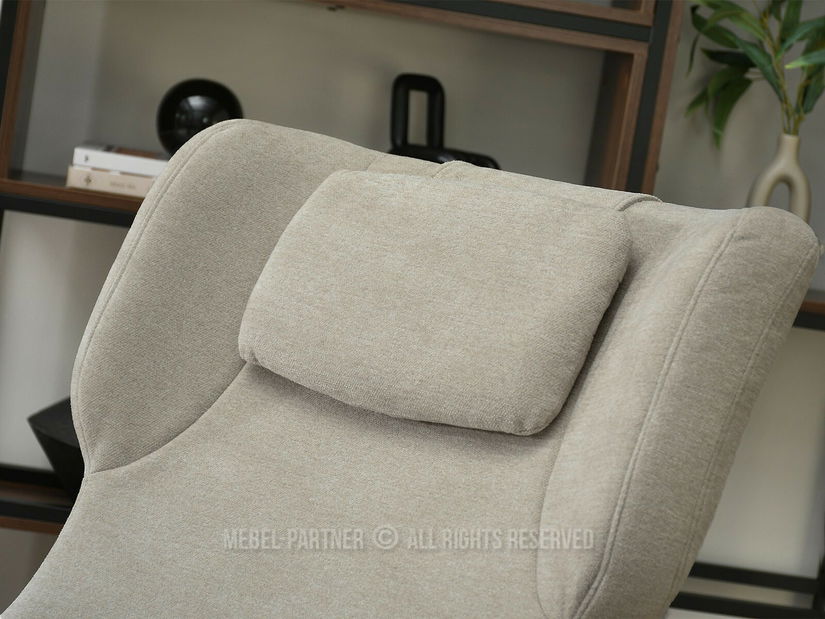 Relaxační křeslo Irventendo (béžová + černá)