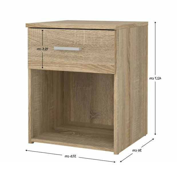 Noční stolek Variar (dub sonoma)
