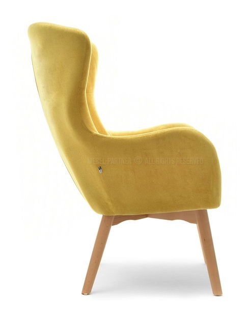 Křeslo Léto (žlutá + černá)