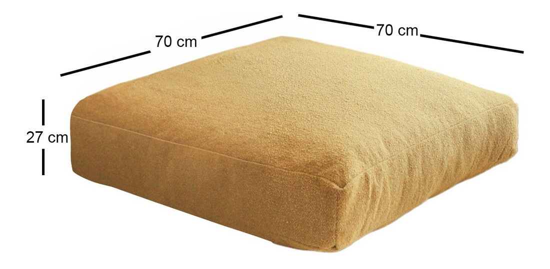 Polštář Dalim (hořčicová)