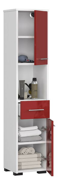 Koupelnová skříňka Farid TYP3 (červený lesk)