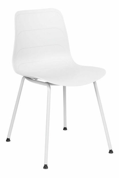 Set 2 ks jídelních židlí Looza (bílá)