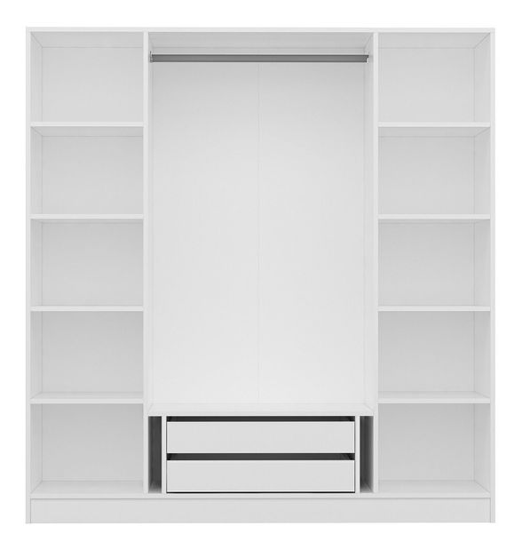 Šatní skříň Kalia 7784 (bílá)