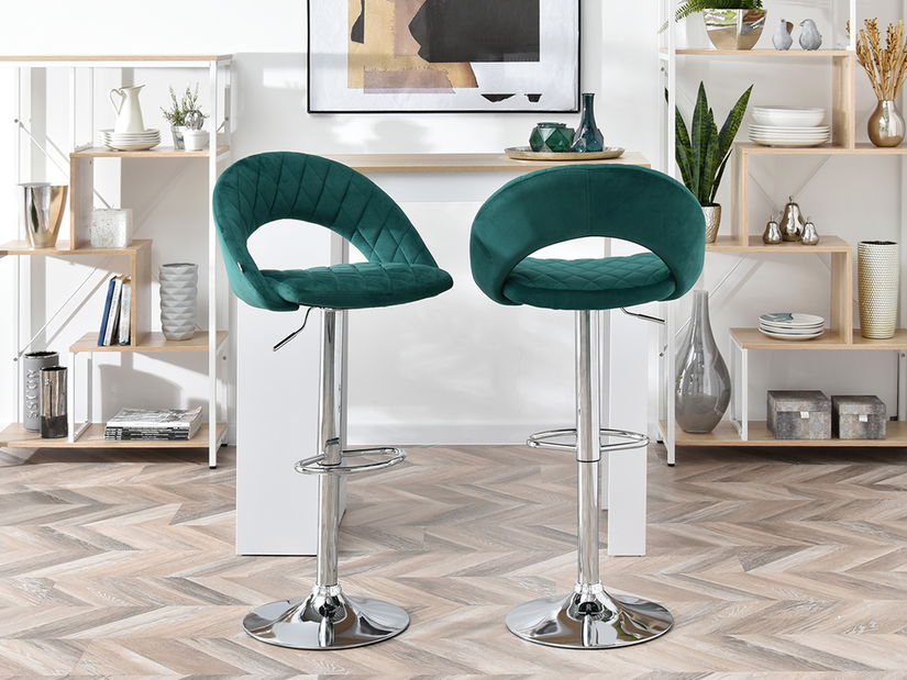 Židle Hamlet (zelená + černá)