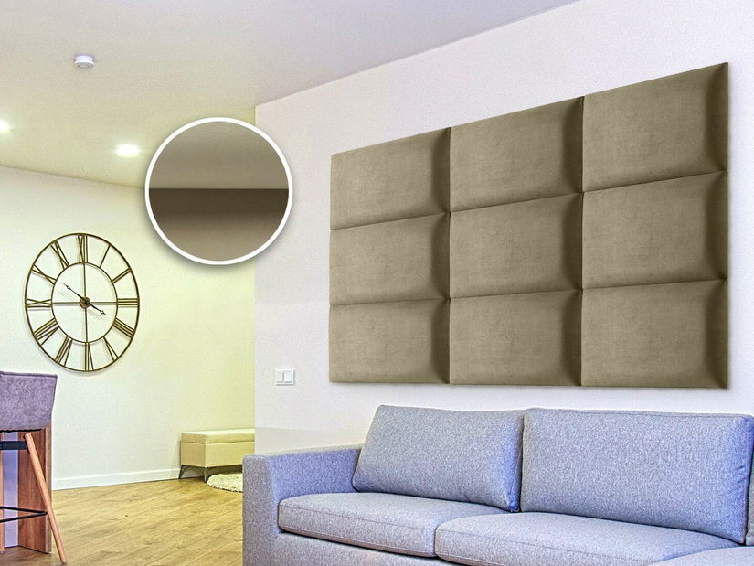 Čalouněný panel Soundless 40x30 cm (capuccino)