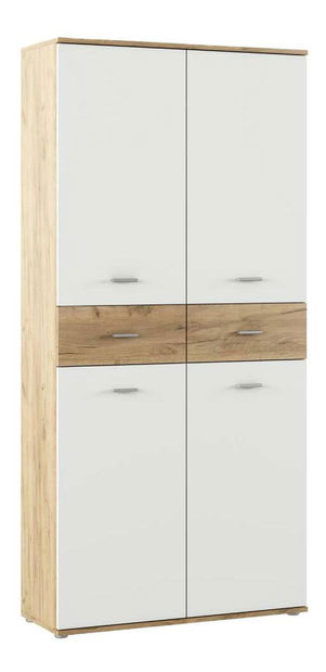 Botník (skříňka na boty) Variacion (dub artisan + bílá)