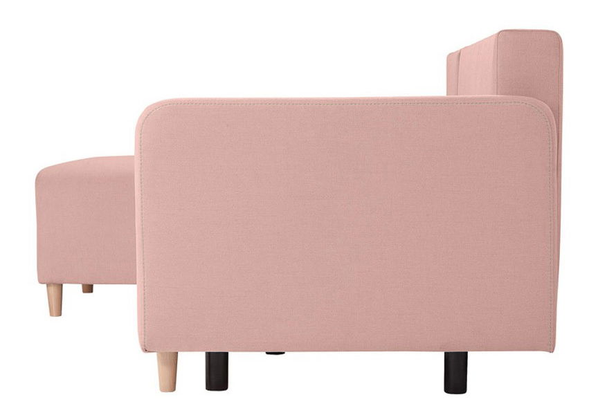 Rohová sedací souprava BRW Sani Lux 3DL.URC (ružová) (L)