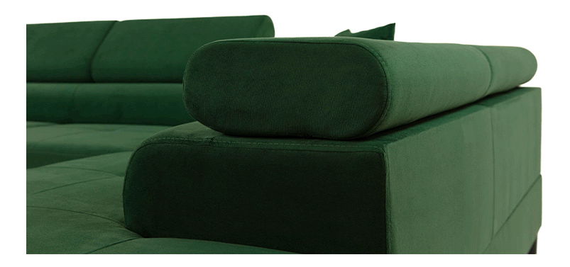 Rohová sedačka Terazuro Premium (světle šedá) (s úl. prostorem) (P)