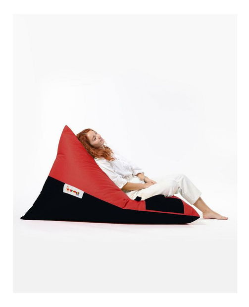 Sedací pytel Pyro 2 (červená + černá)