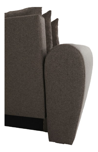 Rohová sedací souprava U Thalen (hnědá)