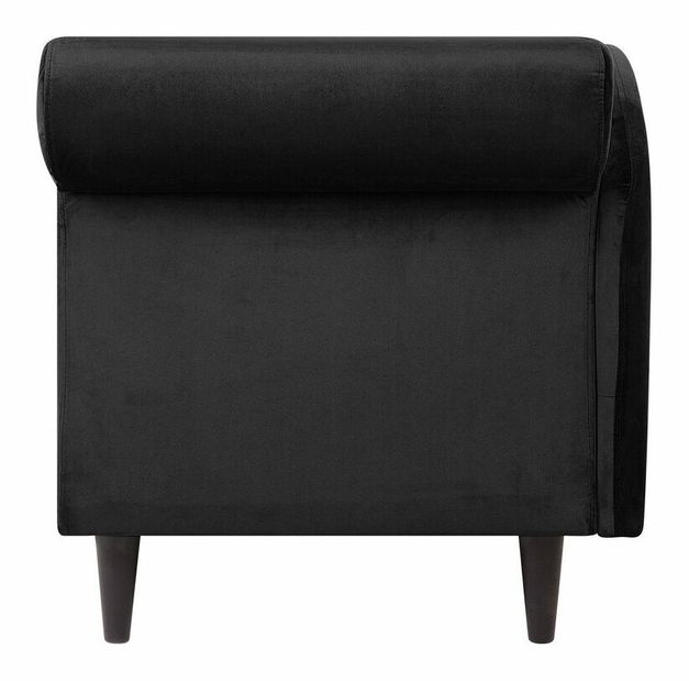 Lenoška LUISSIANA (textil) (černá) (P)