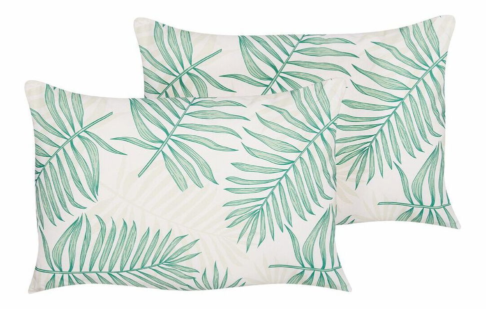 Sada 2 ozdobných polštářů ⌀ 40 cm Pogi (béžová)