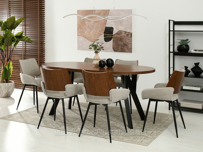 Židle Glen K (béžová + černá)