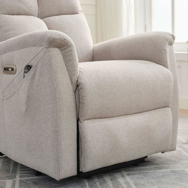 Polohovací křeslo Tesalureza (krémová)