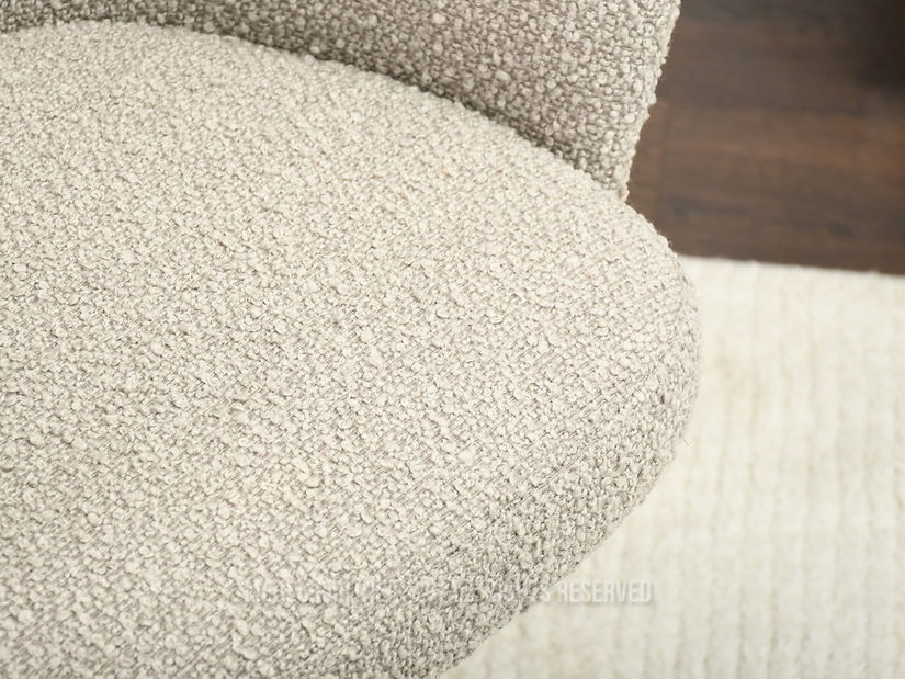 Křeslo Lolo (béžová + zlatá)