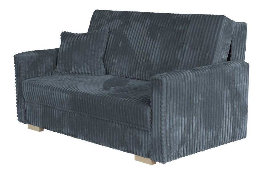 Rozkládací pohovka Carivia Piano III (modrá) (s úl. prostorem)