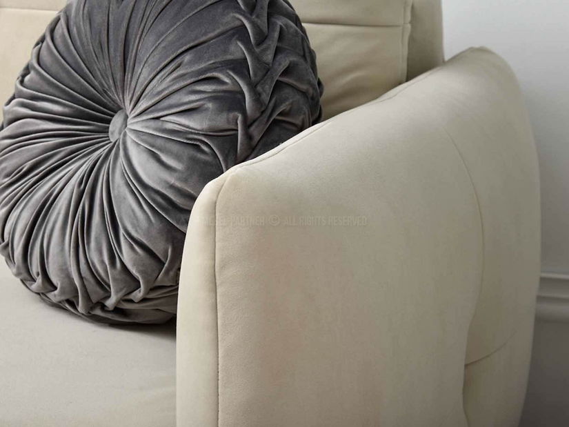 Pohovka dvousedačka Lasciare (béžová + černá)